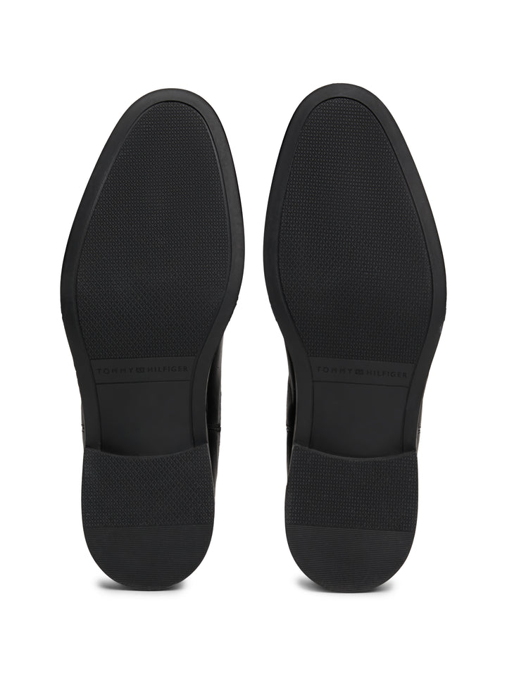 TH CORE RWB HILFIGER LTH CHELSEA - BLACK