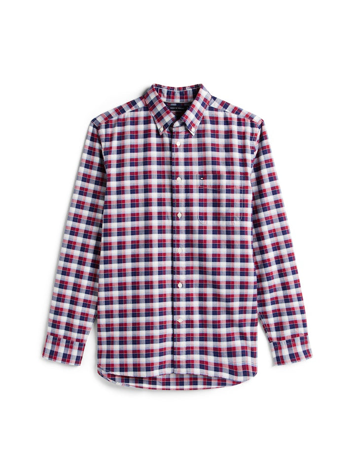 TH HERITAGE OXFORD TARTAN RF SHIRT - RED CHECK