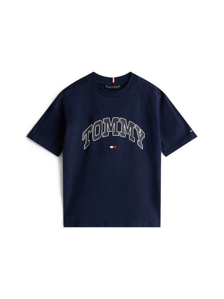 TH BOYS VARSITY RAISED PRINT TEE - NAVY