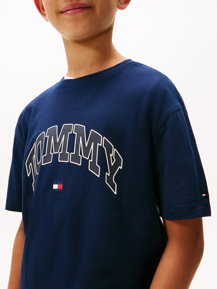 TH BOYS VARSITY RAISED PRINT TEE - NAVY
