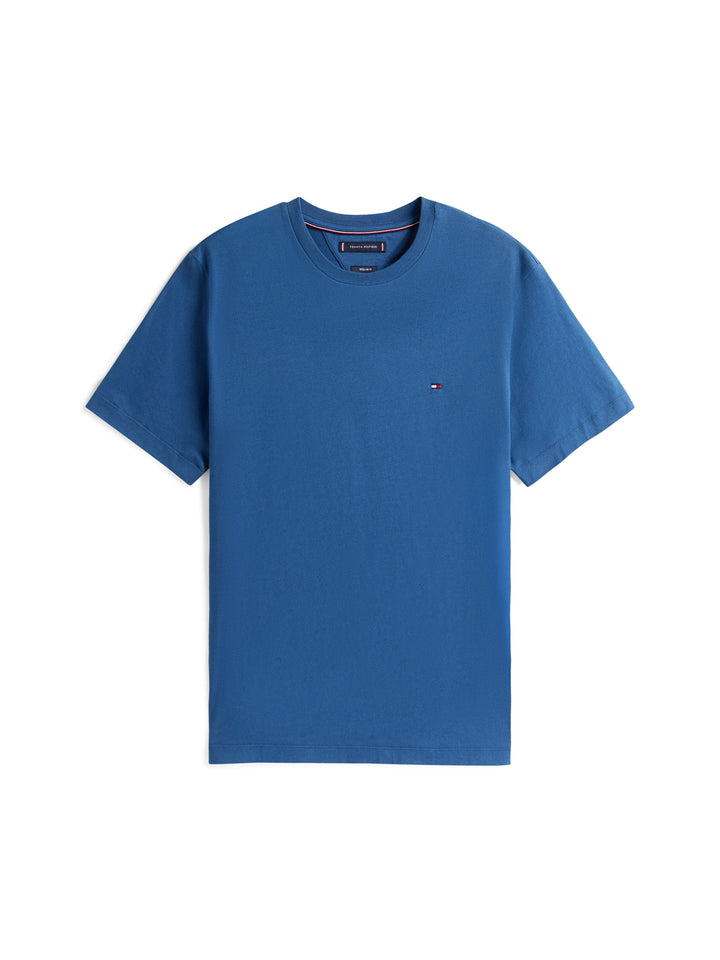 TH ESS SEASONAL REG FIT SOLID TEE - AEGEAN SEA