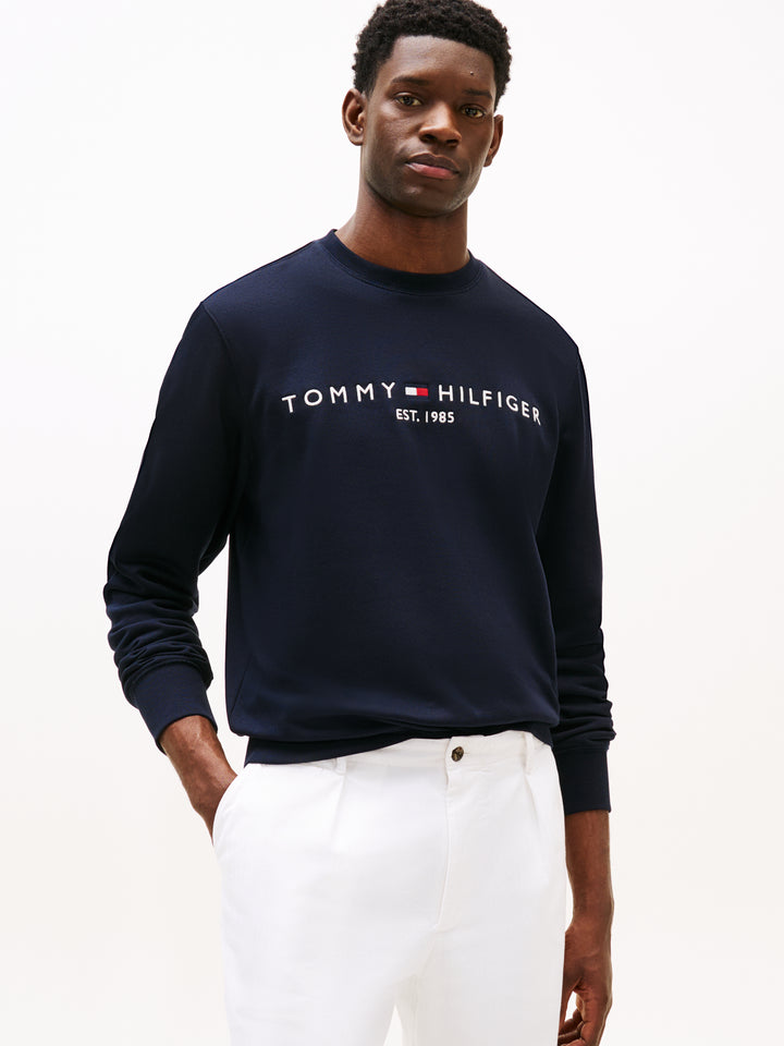 TH TOMMY LOGO SWEATSHIRT - NAVY