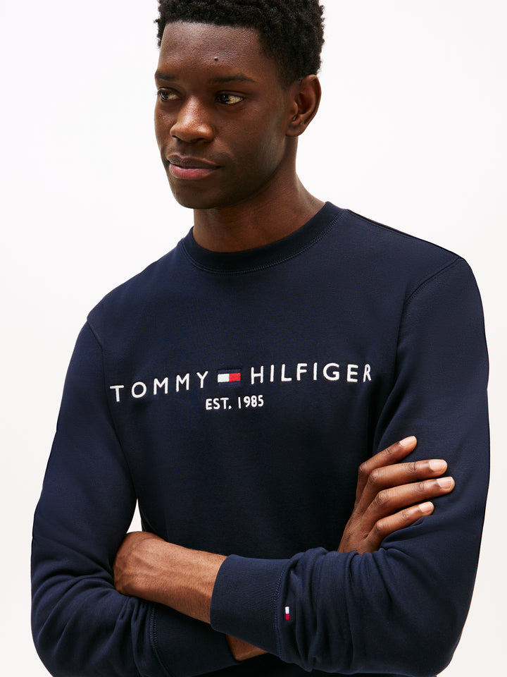 TH TOMMY LOGO SWEATSHIRT - NAVY