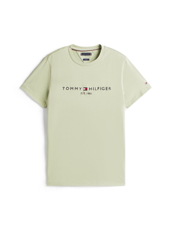 TH TOMMY LOGO TEE - EARTH SAGE