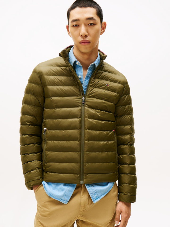 TH PACKABLE RECYCLED JACKET - HUNTSMAN GREEN