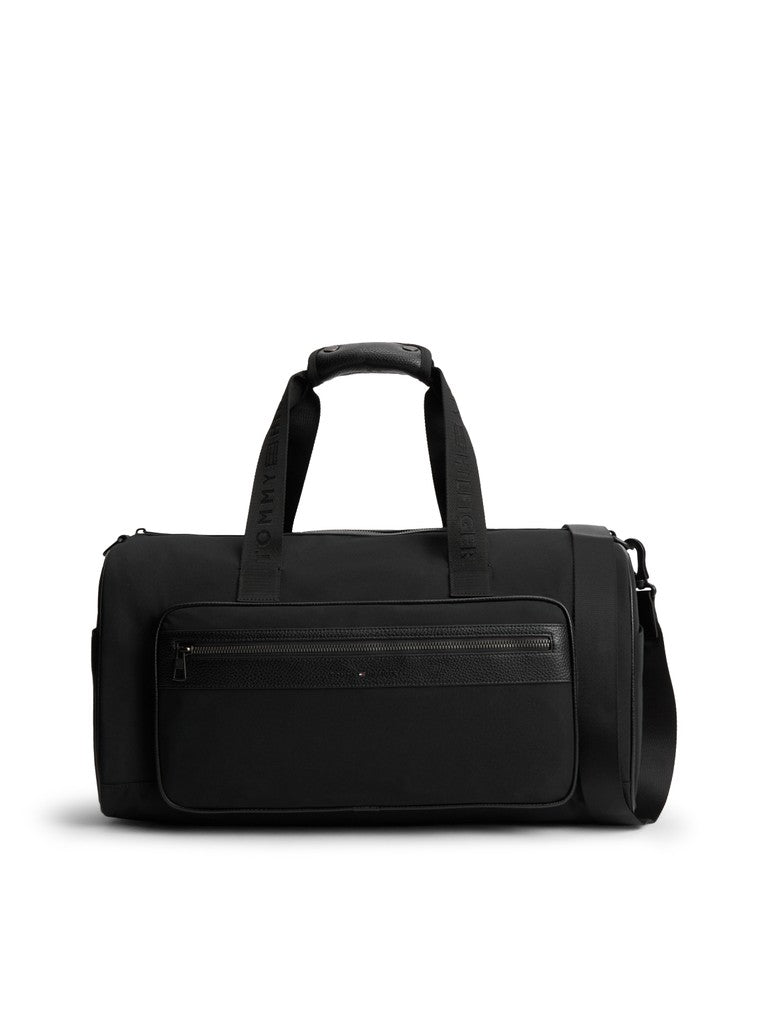TOMMY HILFIGER REPREVE DUFFLE - BLACK