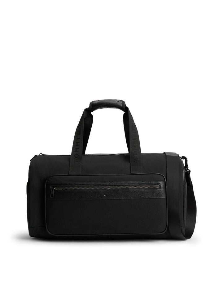 TOMMY HILFIGER REPREVE DUFFLE - BLACK