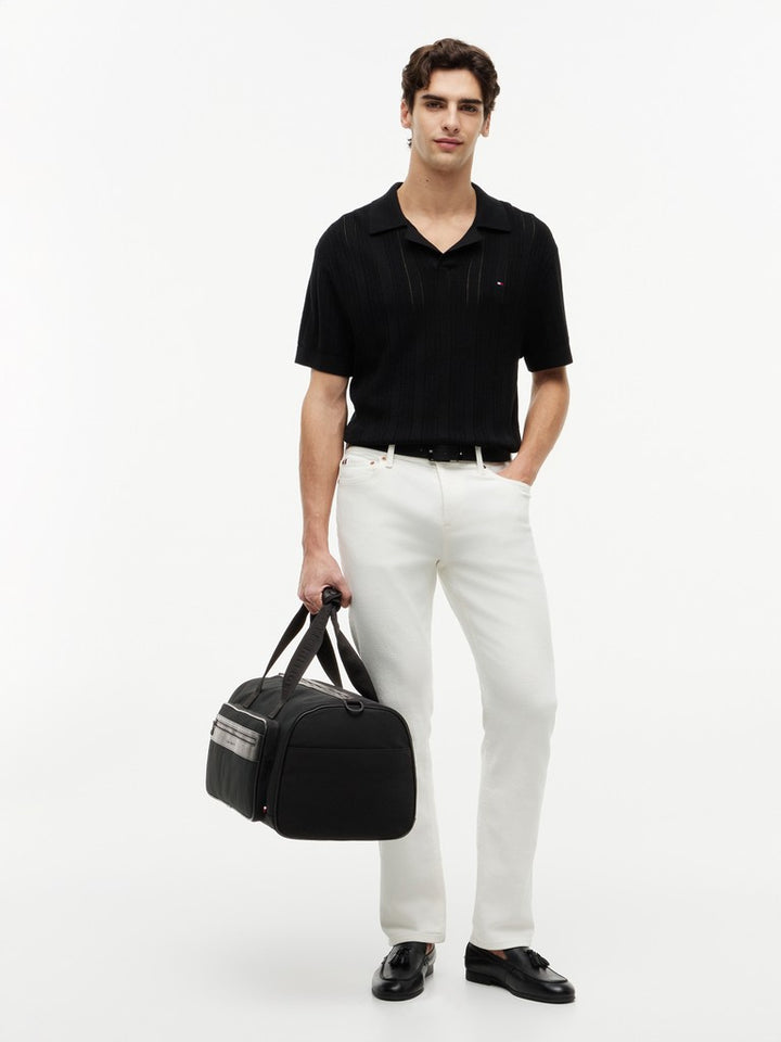 TOMMY HILFIGER REPREVE DUFFLE - BLACK