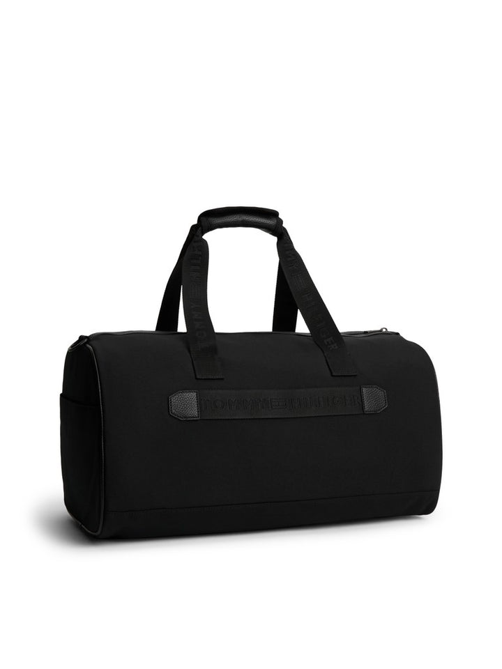 TOMMY HILFIGER REPREVE DUFFLE - BLACK