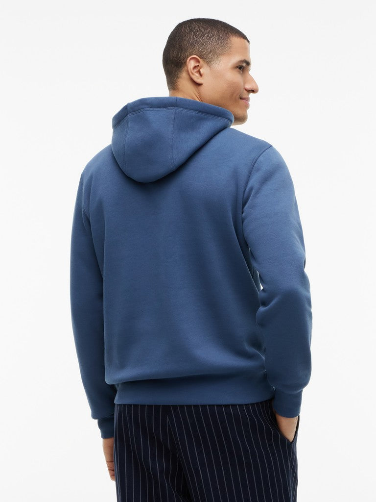 TOMMY HILFIGER TOMMY LOGO HOODY - AEGEAN SEA