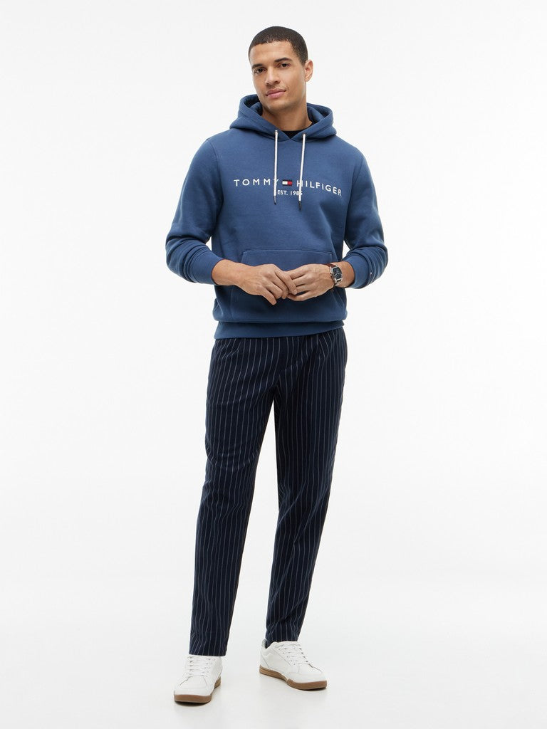 TOMMY HILFIGER TOMMY LOGO HOODY - AEGEAN SEA