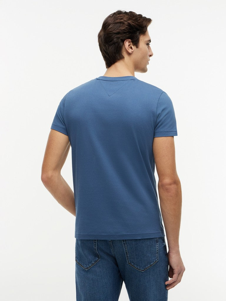 TOMMY HILFIGER TOMMY LOGO TEE - AEGEAN SEA