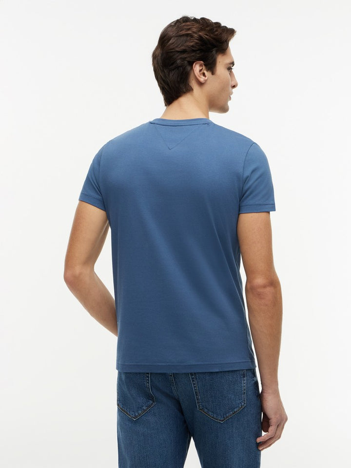 TOMMY HILFIGER TOMMY LOGO TEE - AEGEAN SEA