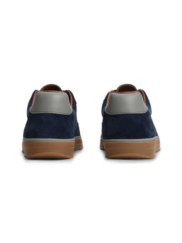 TOMMY HILFIGER LO LUX SUEDE SNEAKER - NAVY BLUE