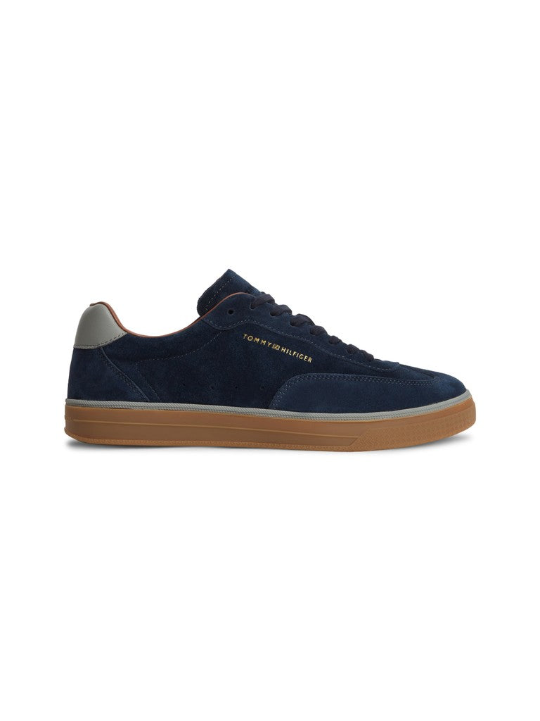 TOMMY HILFIGER LO LUX SUEDE SNEAKER - NAVY BLUE