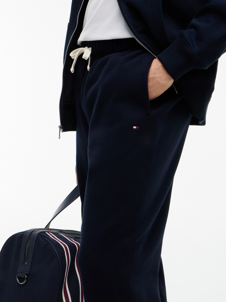 TOMMY HILFIGER ESSENTIAL FLEECE SWEATPANT - NAVY BLUE
