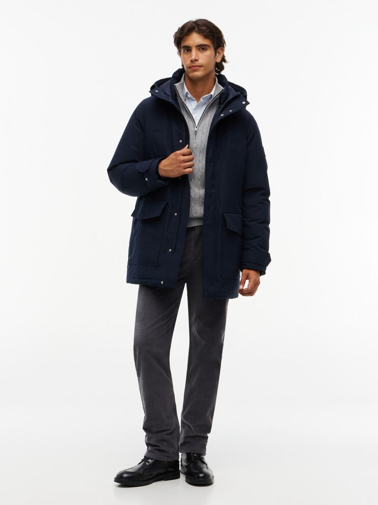 TOMMY HILFIGER ROCKIE DOWN PARKA - NAVY BLUE