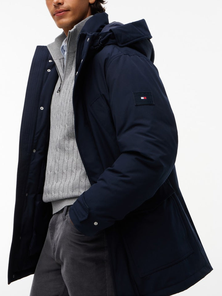 TOMMY HILFIGER ROCKIE DOWN PARKA - NAVY BLUE