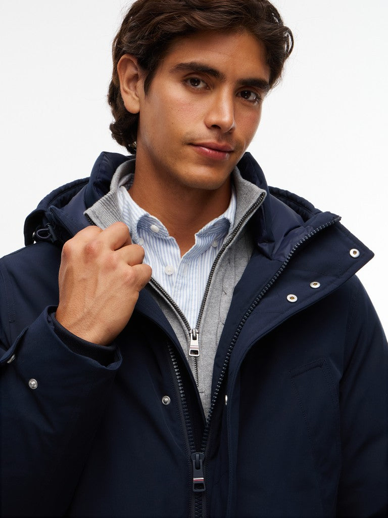 TOMMY HILFIGER ROCKIE DOWN PARKA - NAVY BLUE