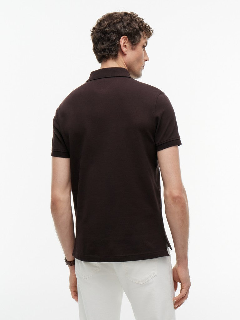 TOMMY HILFIGER 1985 REGULAR POLO - CHOCOLATE