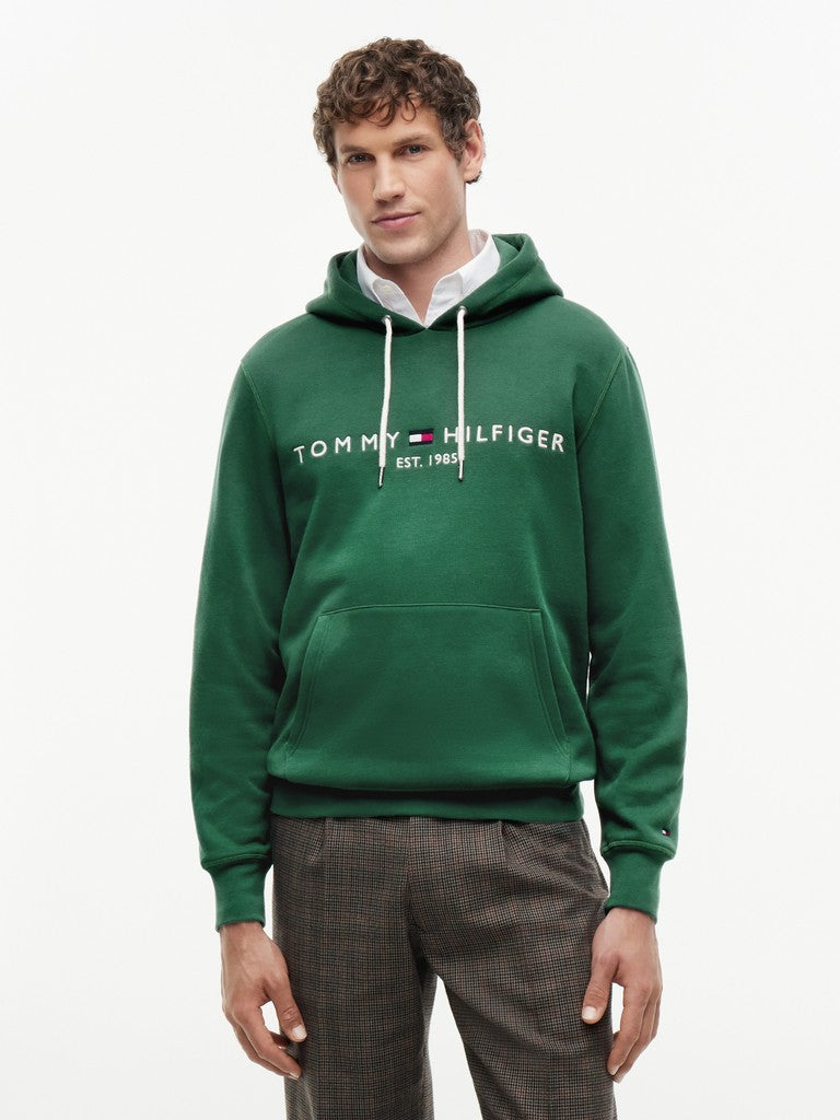 TOMMY HILFIGER TOMMY LOGO HOODY - GREEN