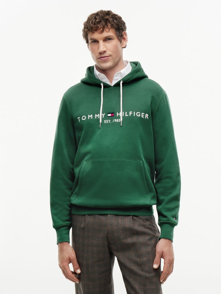 TOMMY HILFIGER TOMMY LOGO HOODY - GREEN