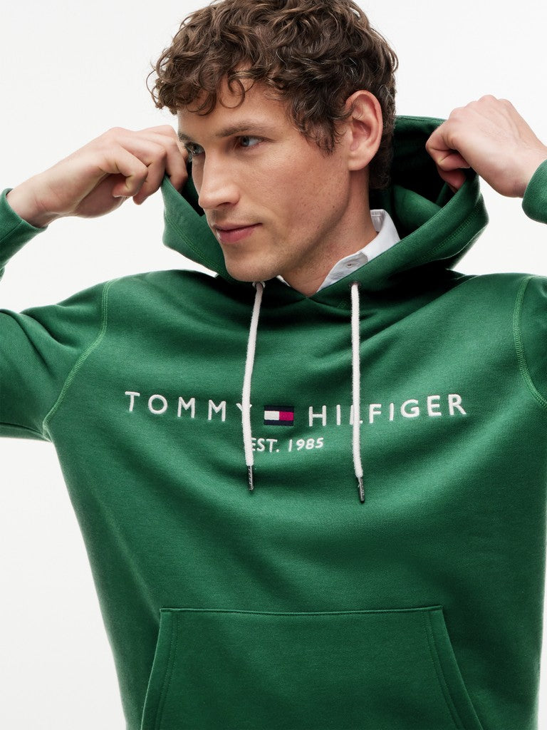 TOMMY HILFIGER TOMMY LOGO HOODY - GREEN