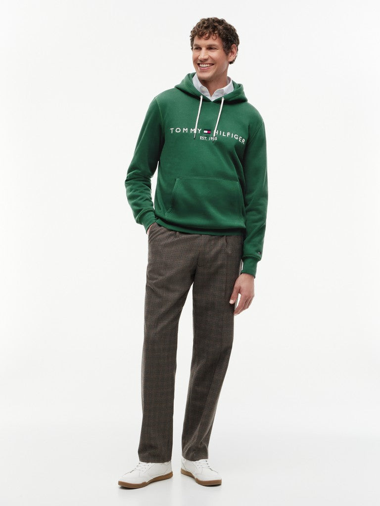 TOMMY HILFIGER TOMMY LOGO HOODY - GREEN