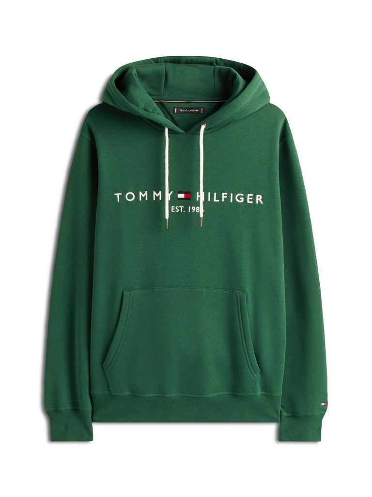 TOMMY HILFIGER TOMMY LOGO HOODY - GREEN
