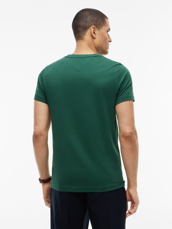 TOMMY HILFIGER TOMMY LOGO TEE - ORNAMENTAL GREEN