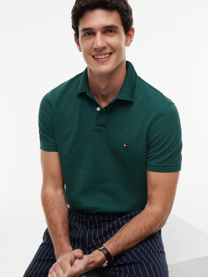 TOMMY HILFIGER 1985 REGULAR POLO - ORNAMENTAL GREEN