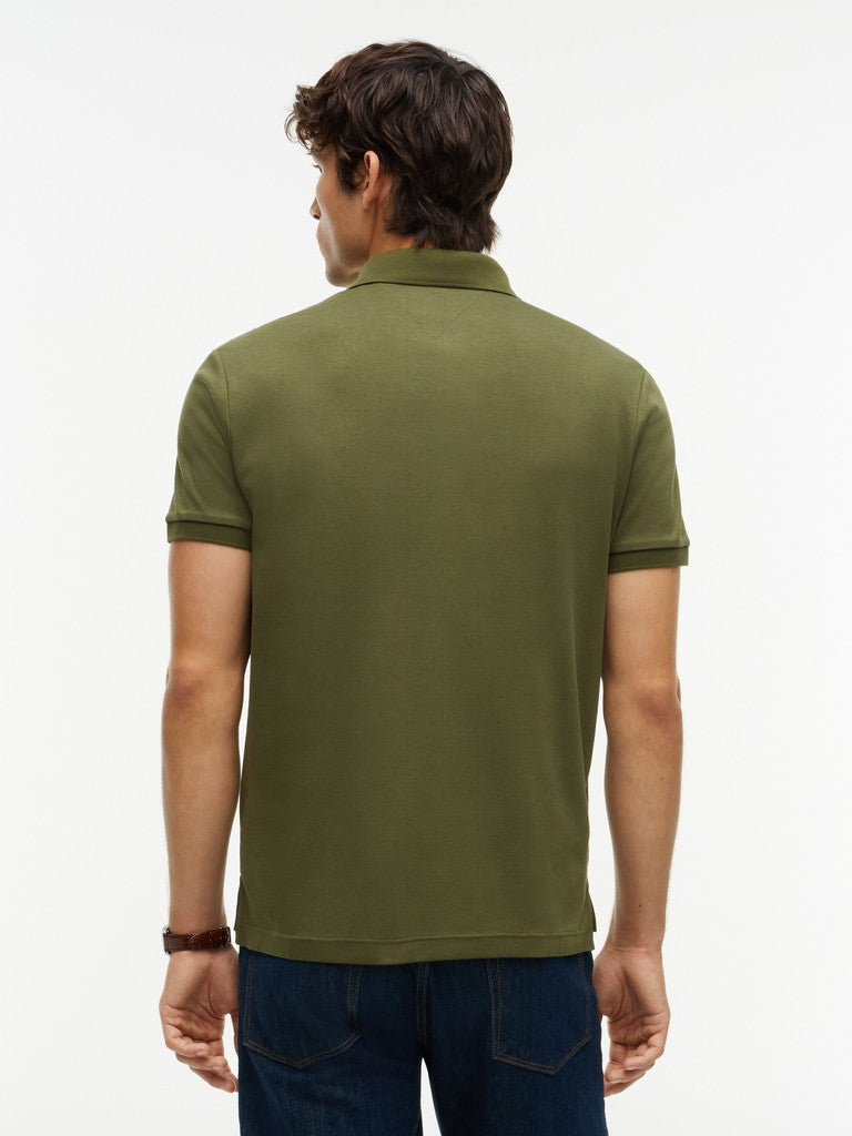 TOMMY HILFIGER LIQUID COTTON REG SEASONAL POLO - GREEN
