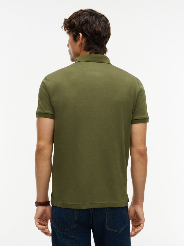 TOMMY HILFIGER LIQUID COTTON REG SEASONAL POLO - GREEN