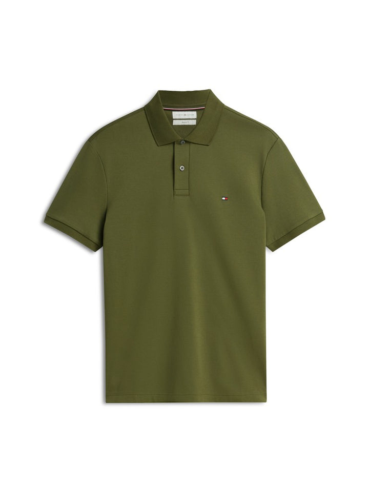 TOMMY HILFIGER LIQUID COTTON REG SEASONAL POLO - GREEN