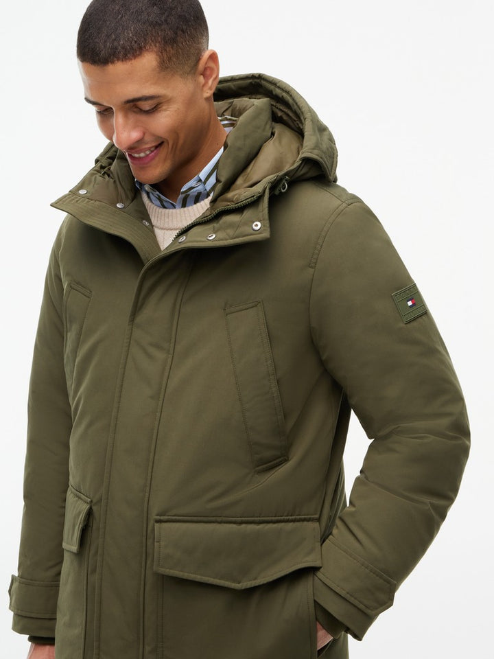 TOMMY HILFIGER ROCKIE DOWN PARKA - HUNTSMAN GREEN