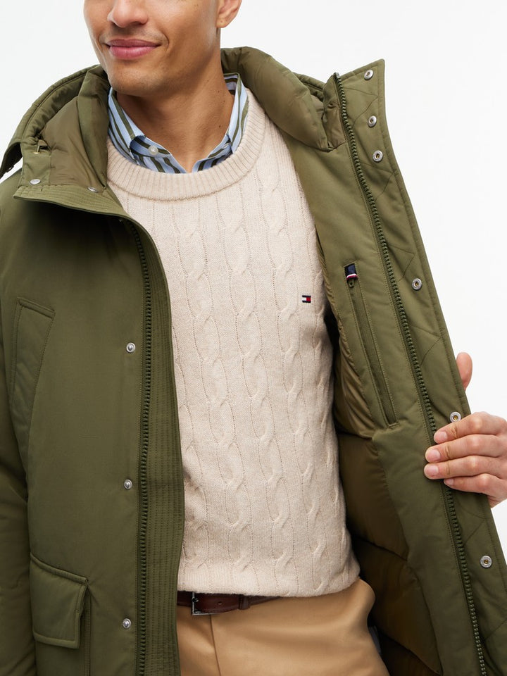 TOMMY HILFIGER ROCKIE DOWN PARKA - HUNTSMAN GREEN