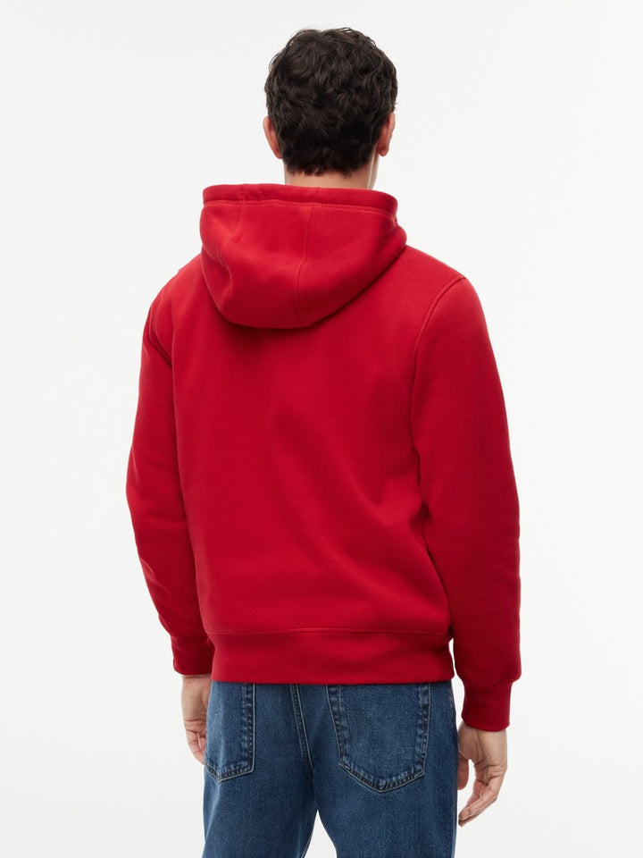 TOMMY HILFIGER TOMMY LOGO HOODY - MEDIUM RED