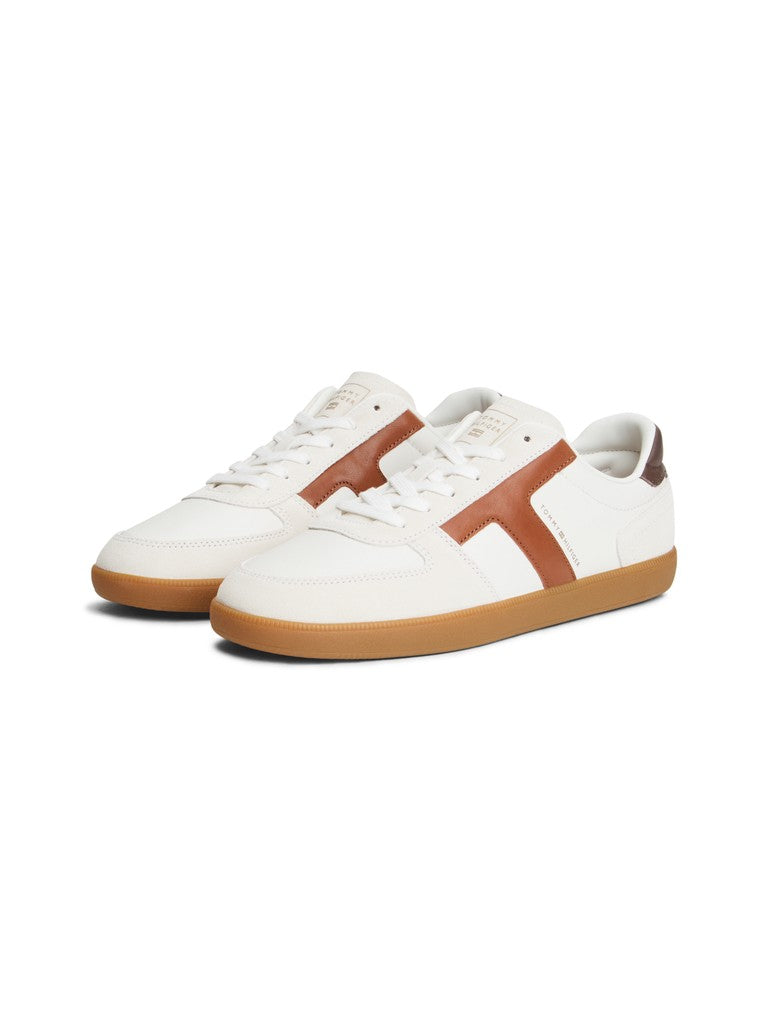 TOMMY HILFIGER TRIBECA SNEAKER MIX - ECRU