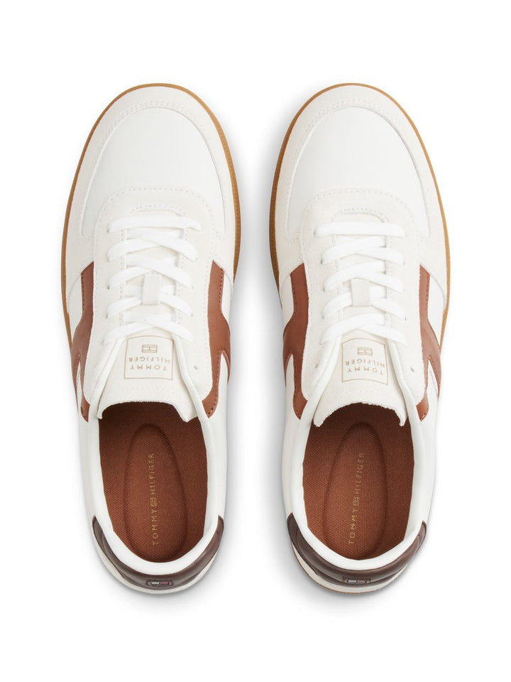 TOMMY HILFIGER TRIBECA SNEAKER MIX - ECRU