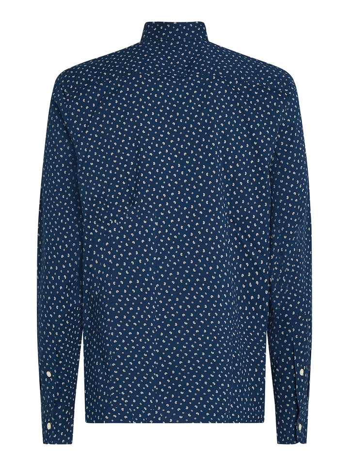 TH FLEX POPLIN AOP SF SHIRT - NIGHT SKY