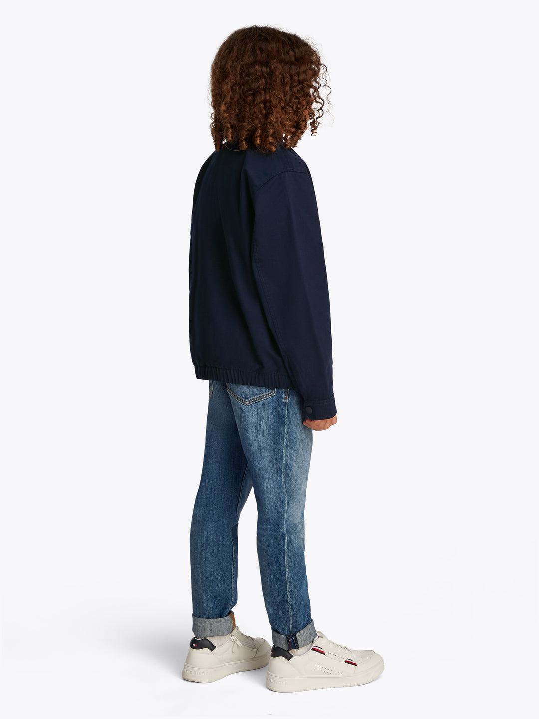 TH BOYS COTTON IVY JACKET - NAVY