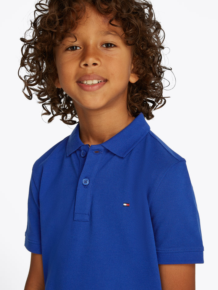 TH BOYS FLAG POLO SS - WEDGE BLUE