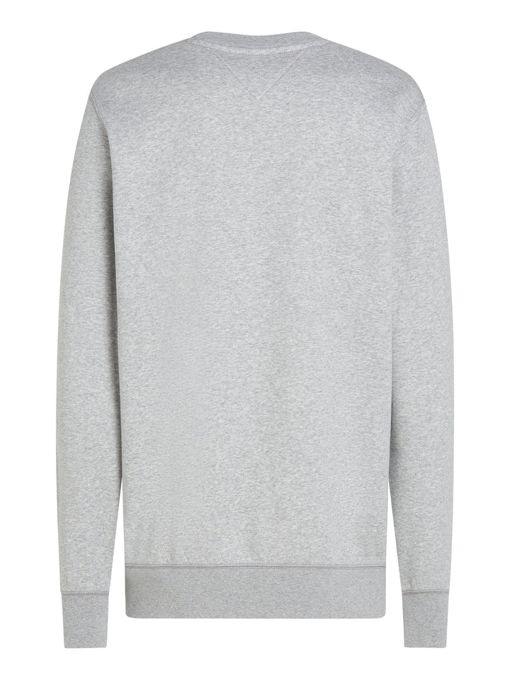 TH TOMMY LOGO SWEATSHIRT - LIGHT GREY