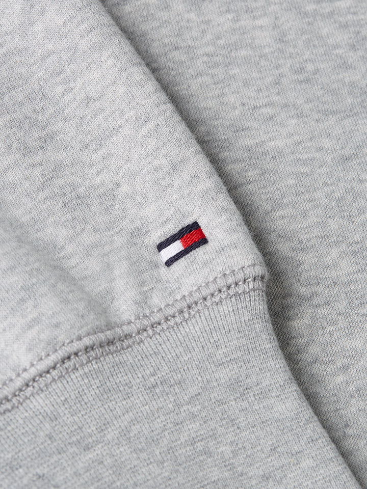 TH TOMMY LOGO SWEATSHIRT - LIGHT GREY