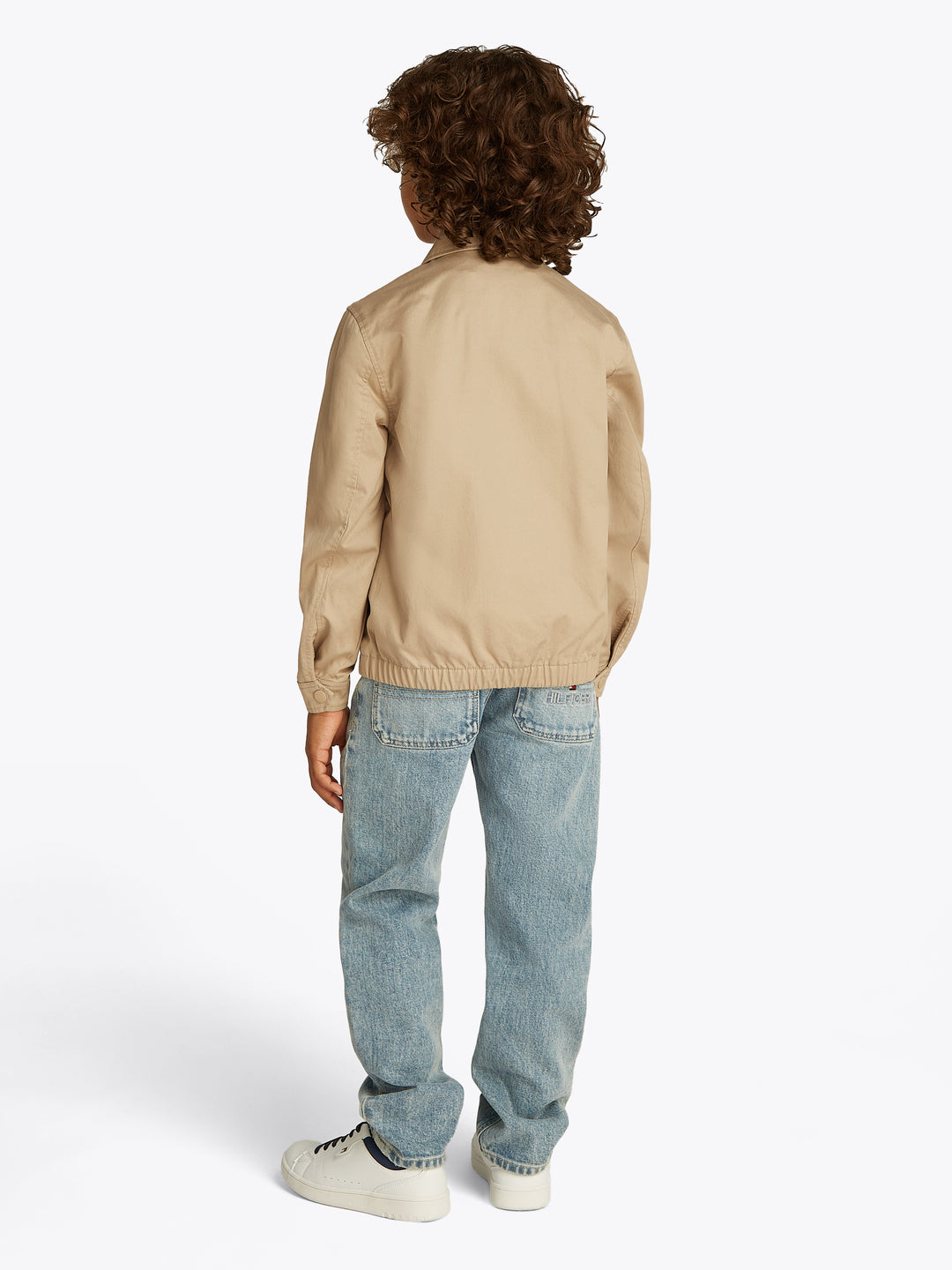 TH BOYS COTTON IVY JACKET - SANDALWOOD