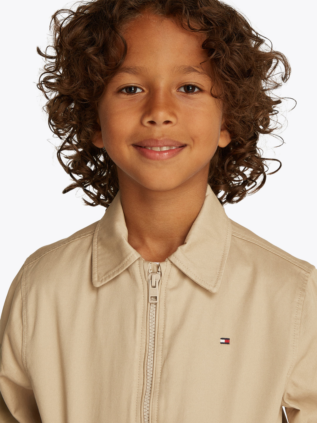 TH BOYS COTTON IVY JACKET - SANDALWOOD