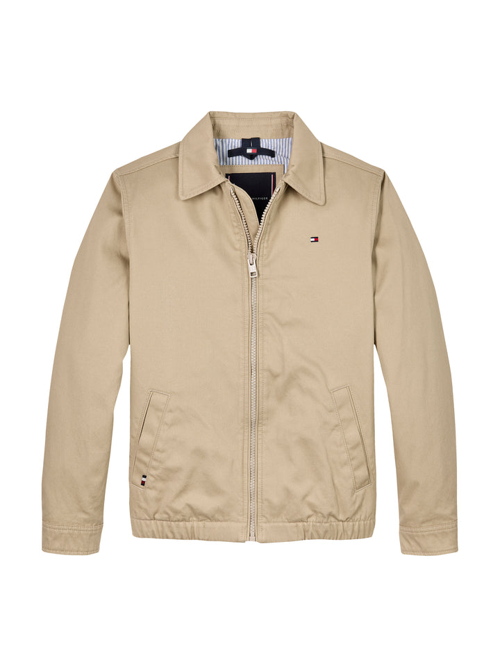TH BOYS COTTON IVY JACKET - SANDALWOOD