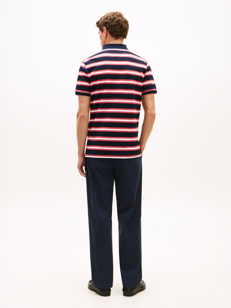 TOMMY HILFIGER 1985 REGULAR POLO - NAVY/PINK