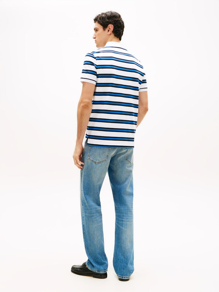 TOMMY HILFIGER 1985 REGULAR POLO - WHITE/NAVY