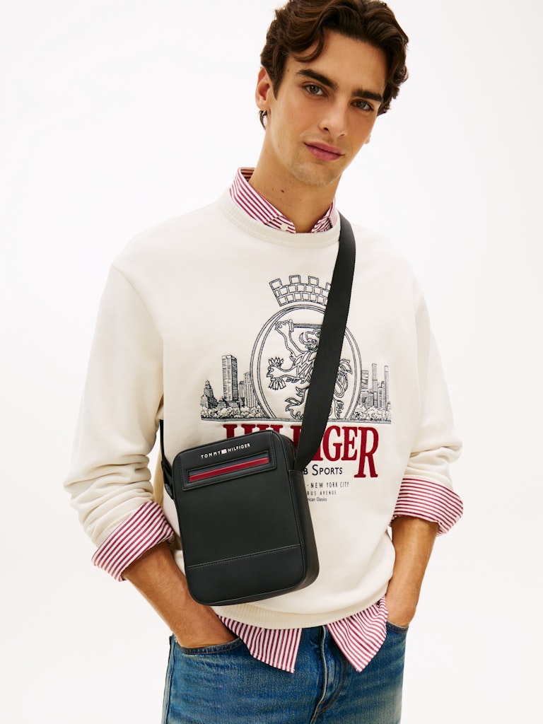 TOMMY HILFIGER FOUNDAITON MINI REPORTER - BLACK